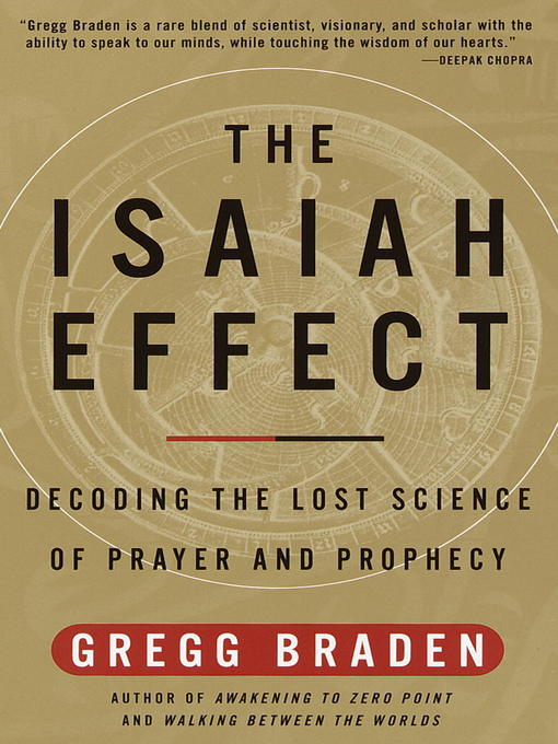 Title details for The Isaiah Effect by Gregg Braden - Wait list